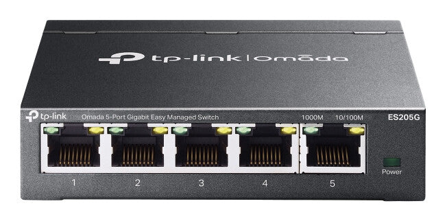 TP-Link Omada ES205G netwerk-switch Managed Gigabit Ethernet (10/100/1000) Zwart