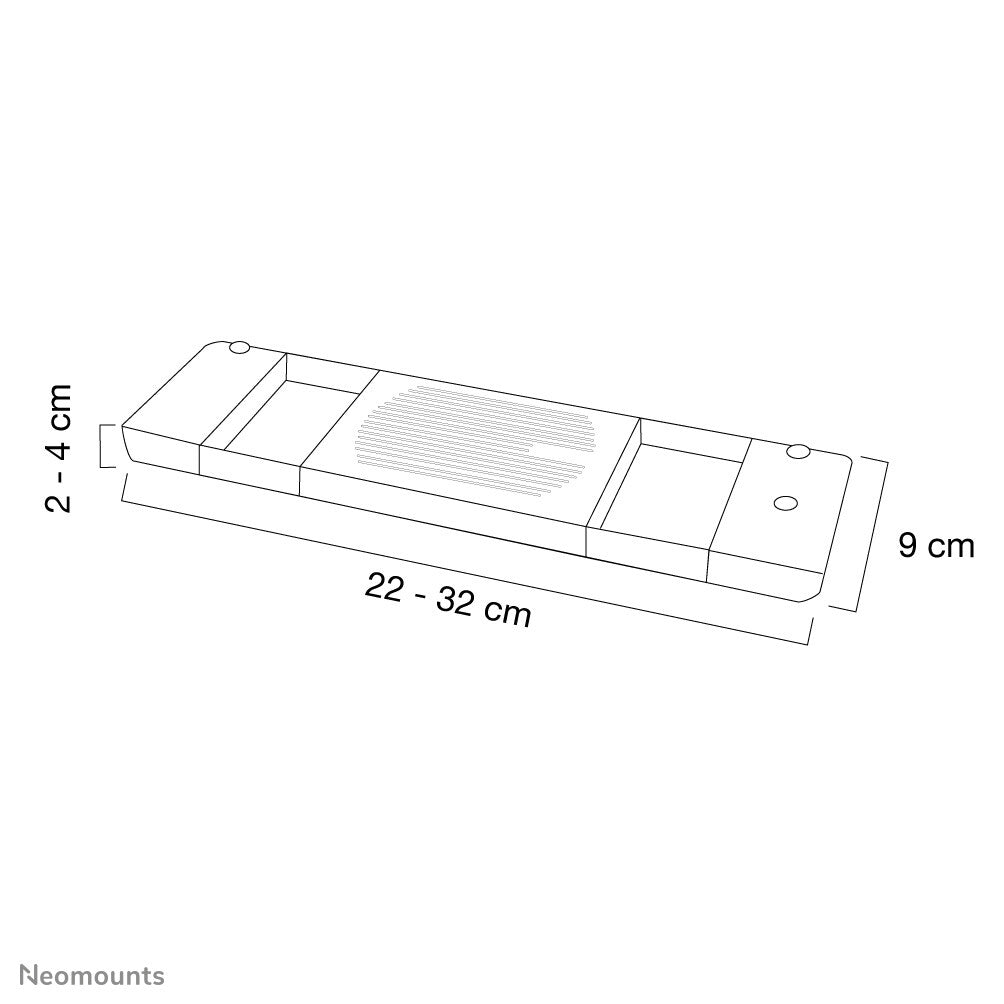 Neomounts NSLC200 Laptopkoeler 10-22" - universeel