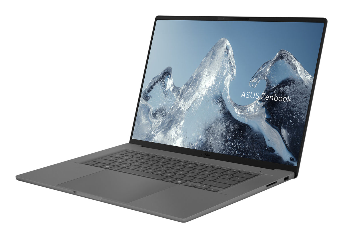 ASUS Zenbook A16 UX3607QA-SH013W Snapdragon X1-26-100 Laptop 40,6 cm (16") WUXGA 16 GB LPDDR5x-SDRAM 512 GB SSD Wi-Fi 6E (802.11ax) Windows 11 Home Grijs QWERTY Nederlands