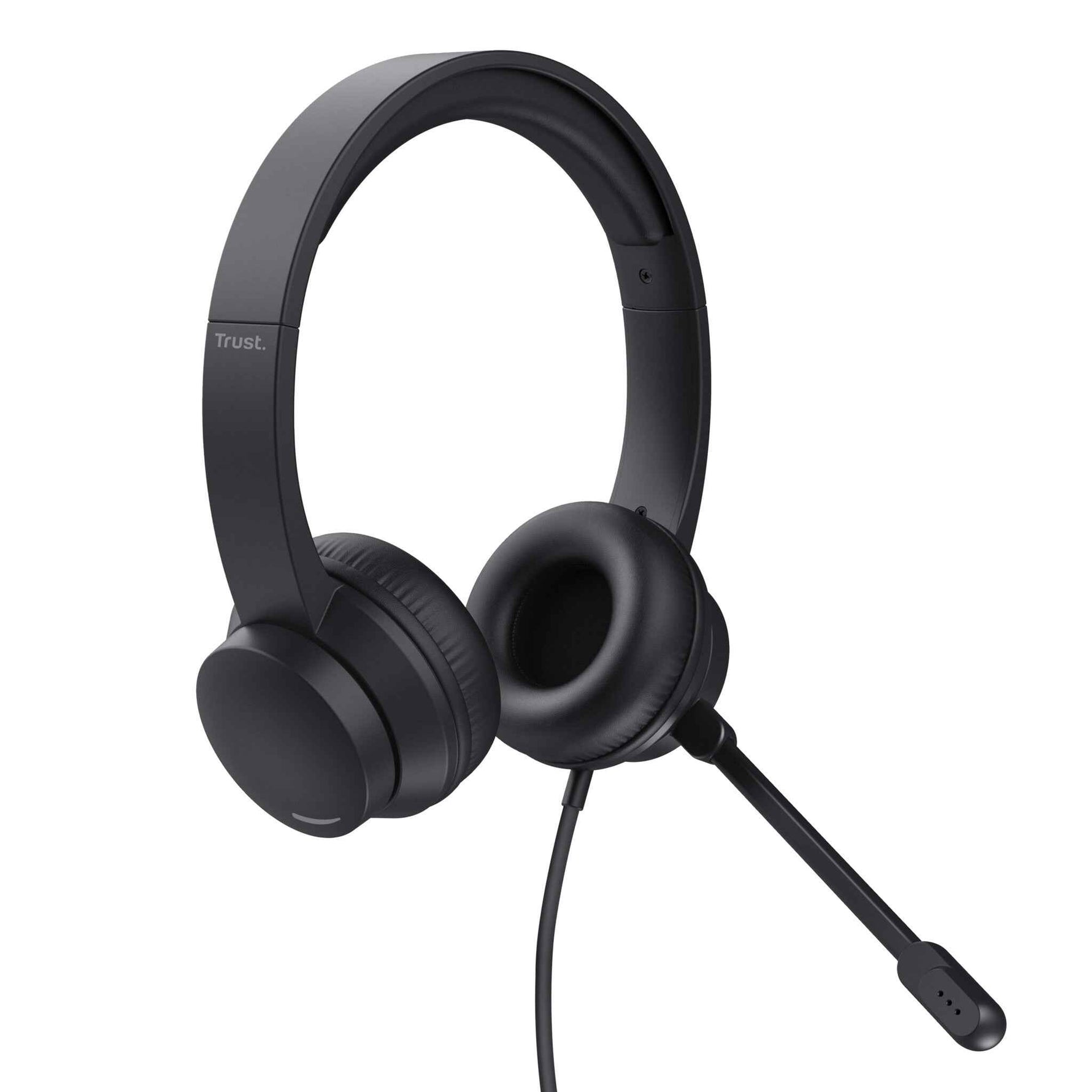 Trust HS-201 USB PC Headset – Bedrade headset – PC headset – Business model – USB-A aansluiting – Zwart