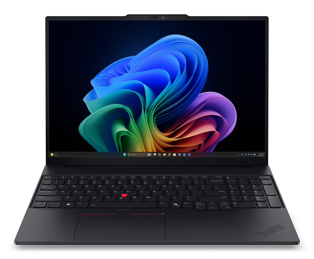 Lenovo ThinkPad E16 Gen 4 (AMD) Copilot+ PC AMD Ryzen AI 5 330 Laptop 40,6 cm (16") WUXGA 16 GB DDR5-SDRAM 512 GB SSD Wi-Fi 7 (802.11be) Windows 11 Pro Zwart Engels