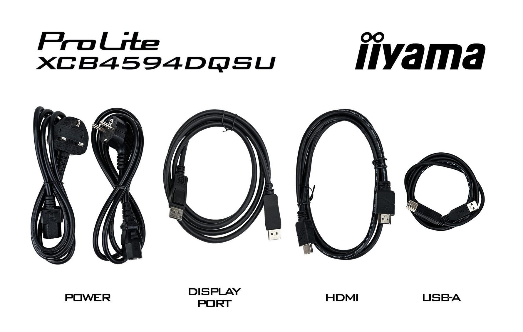 iiyama ProLite XCB4594DQSU-B1 computer monitor 113 cm (44.5") 5120 x 1440 Pixels Dual QHD LED Zwart