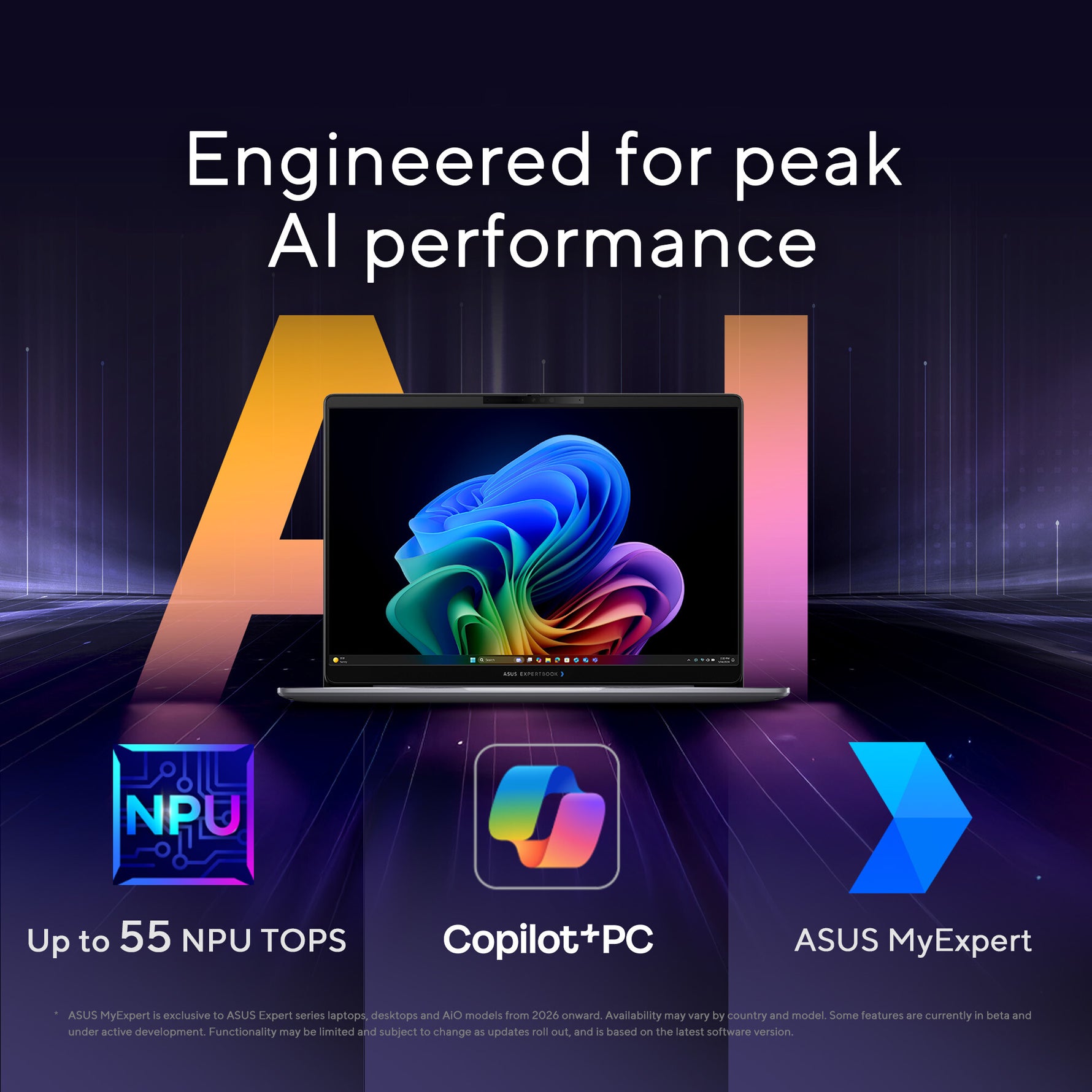 ASUS ExpertBook P5 G2 PM5606CGA-PL0034X Copilot+ PC AMD Ryzen AI 7 445 Laptop 40,6 cm (16") WQXGA 32 GB DDR5-SDRAM 1 TB SSD Wi-Fi 7 (802.11be) Windows 11 Pro Grijs QWERTY US International