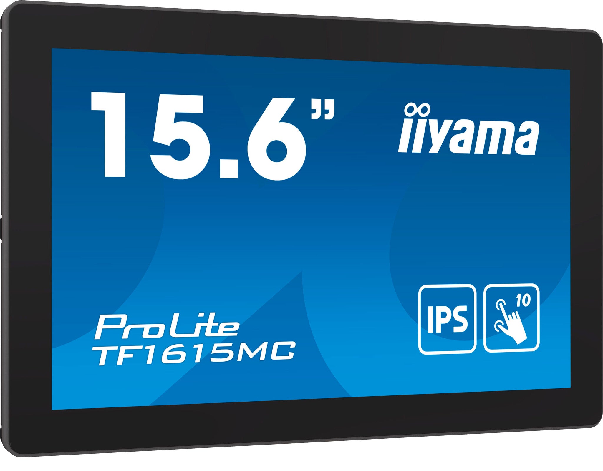 iiyama ProLite TF1615MC-B1 computer monitor 39,6 cm (15.6") 1920 x 1080 Pixels Full HD Touchscreen Zwart