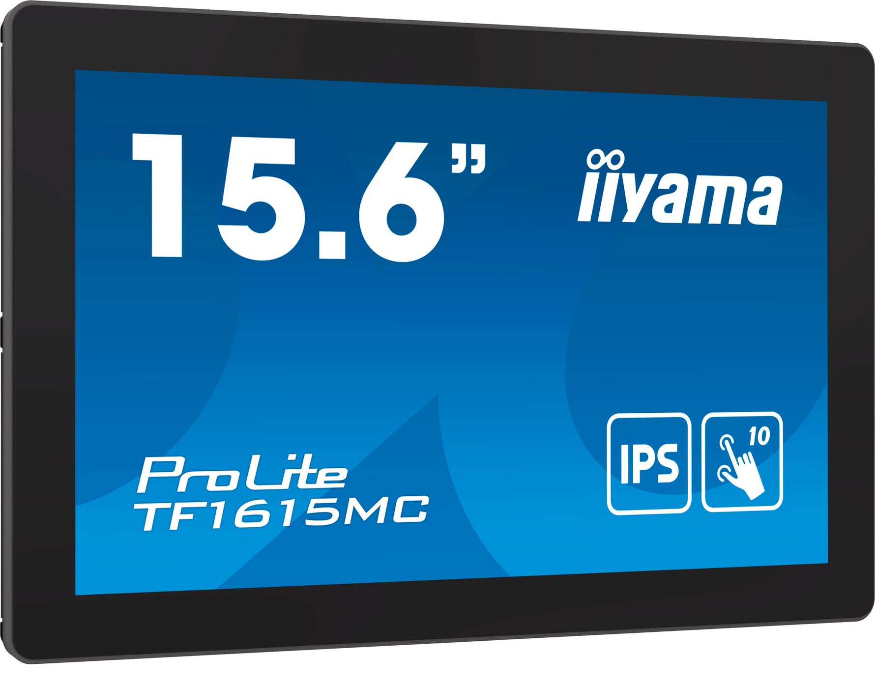 iiyama ProLite TF1615MC-B1 computer monitor 39,6 cm (15.6") 1920 x 1080 Pixels Full HD Touchscreen Zwart