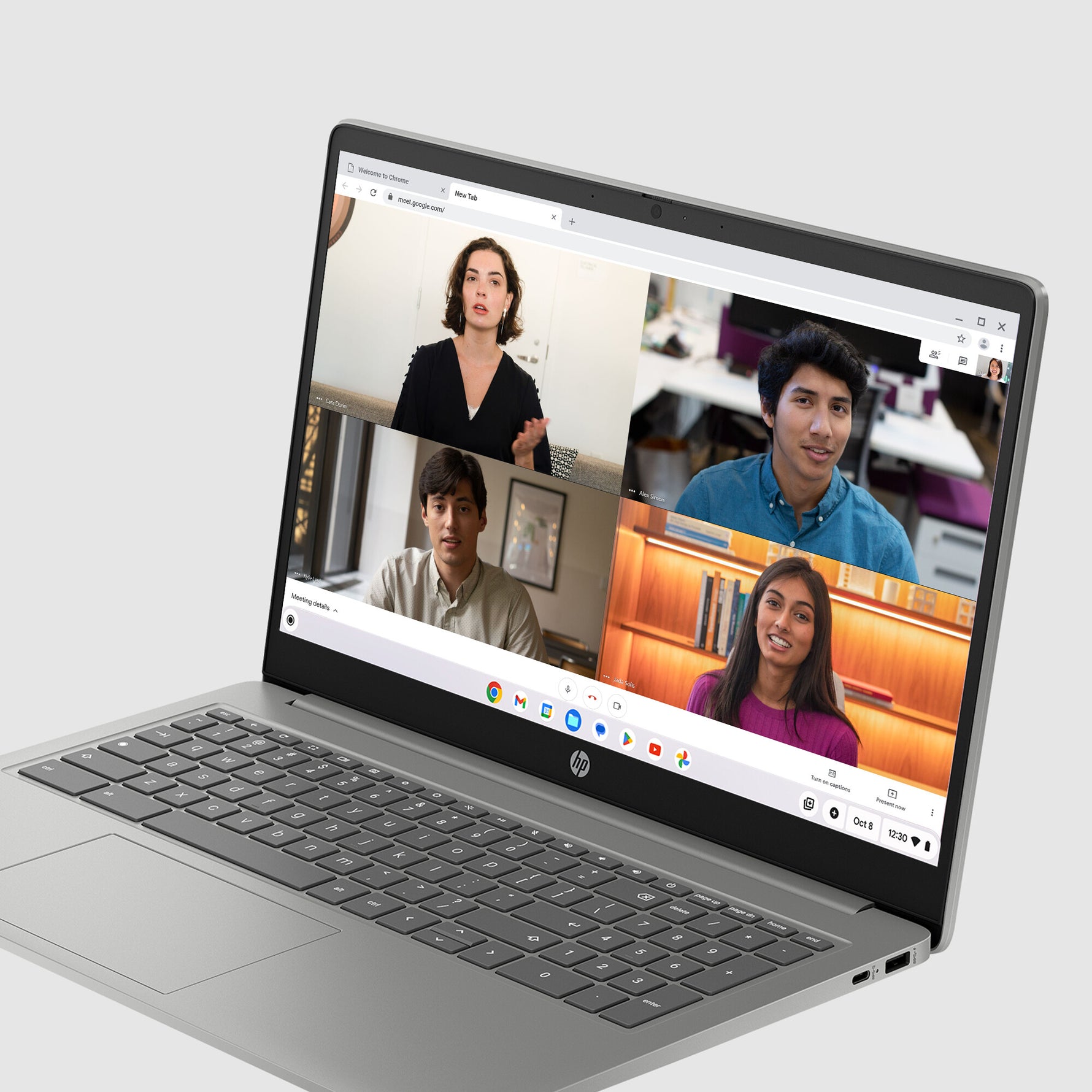 HP Chromebook 15a-nb0240nd Intel® Core™ i3 i3-N305 39,6 cm (15.6