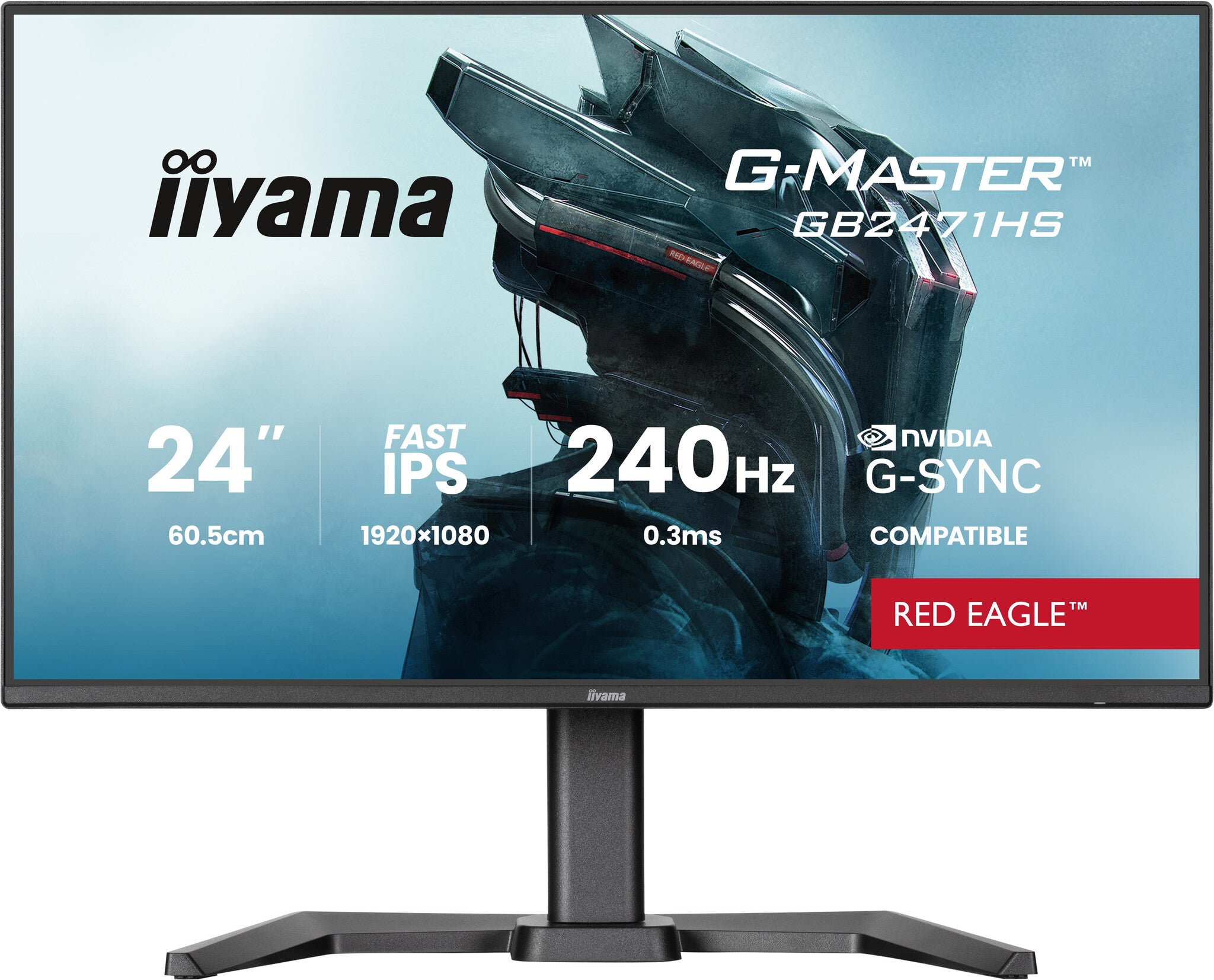 iiyama G-MASTER GB2471HS-B1 computer monitor 60,5 cm (23.8") 1920 x 1080 Pixels Full HD Zwart