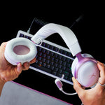 HyperX Cloud III - Gaming Headset (wit/roze)