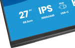 iiyama ProLite XB2797QSNPH-B1 27IN IPS LCD 4MS 2560X1440 350CD/M2 HDMI/DP/USB 2 computer monitor 68,6 cm (27") 2560 x 1440 Pixels Quad HD Zwart