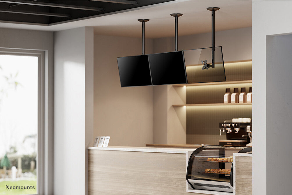 Neomounts FPMA-C050BLACK Monitor/TV-beugel plafond 10-30