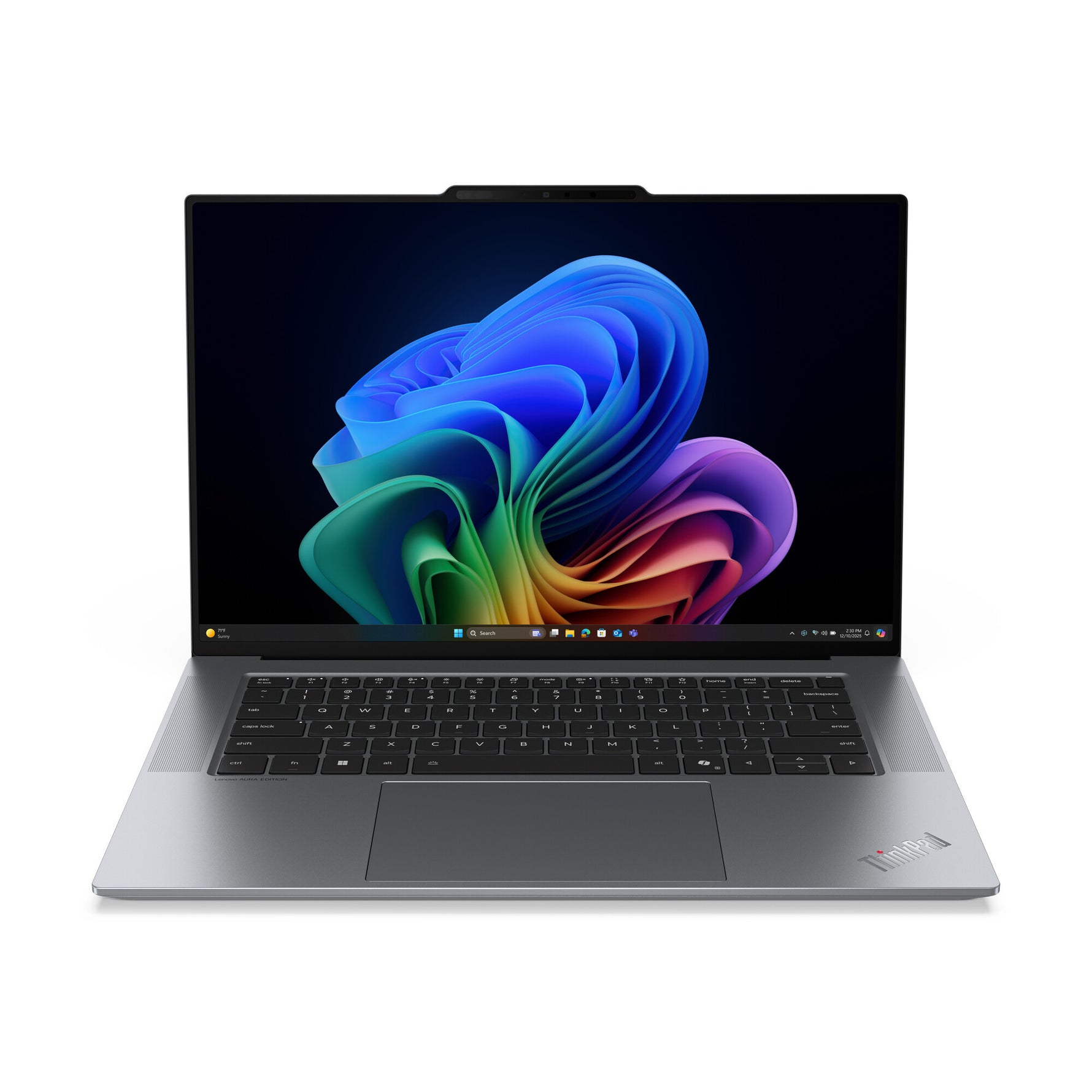 Lenovo ThinkPad X9-15p Gen 1 Aura Edition Copilot+ PC Intel Core Ultra X7 358H Laptop 38,9 cm (15.3") Touchscreen 2.8K 32 GB LPDDR5x-SDRAM 1 TB SSD Wi-Fi 7 (802.11be) Windows 11 Pro Engels Grijs