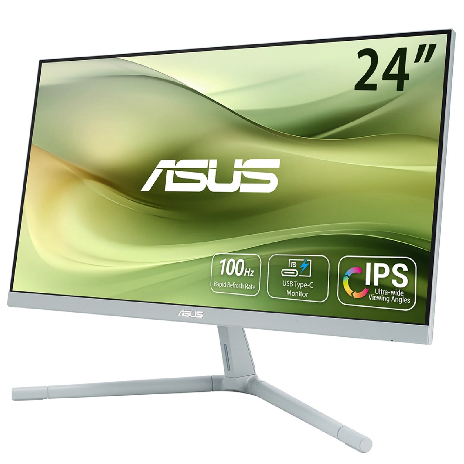 ASUS VU249CFE-G computer monitor 60,5 cm (23.8") 1920 x 1080 Pixels Full HD LCD Groen, Grijs