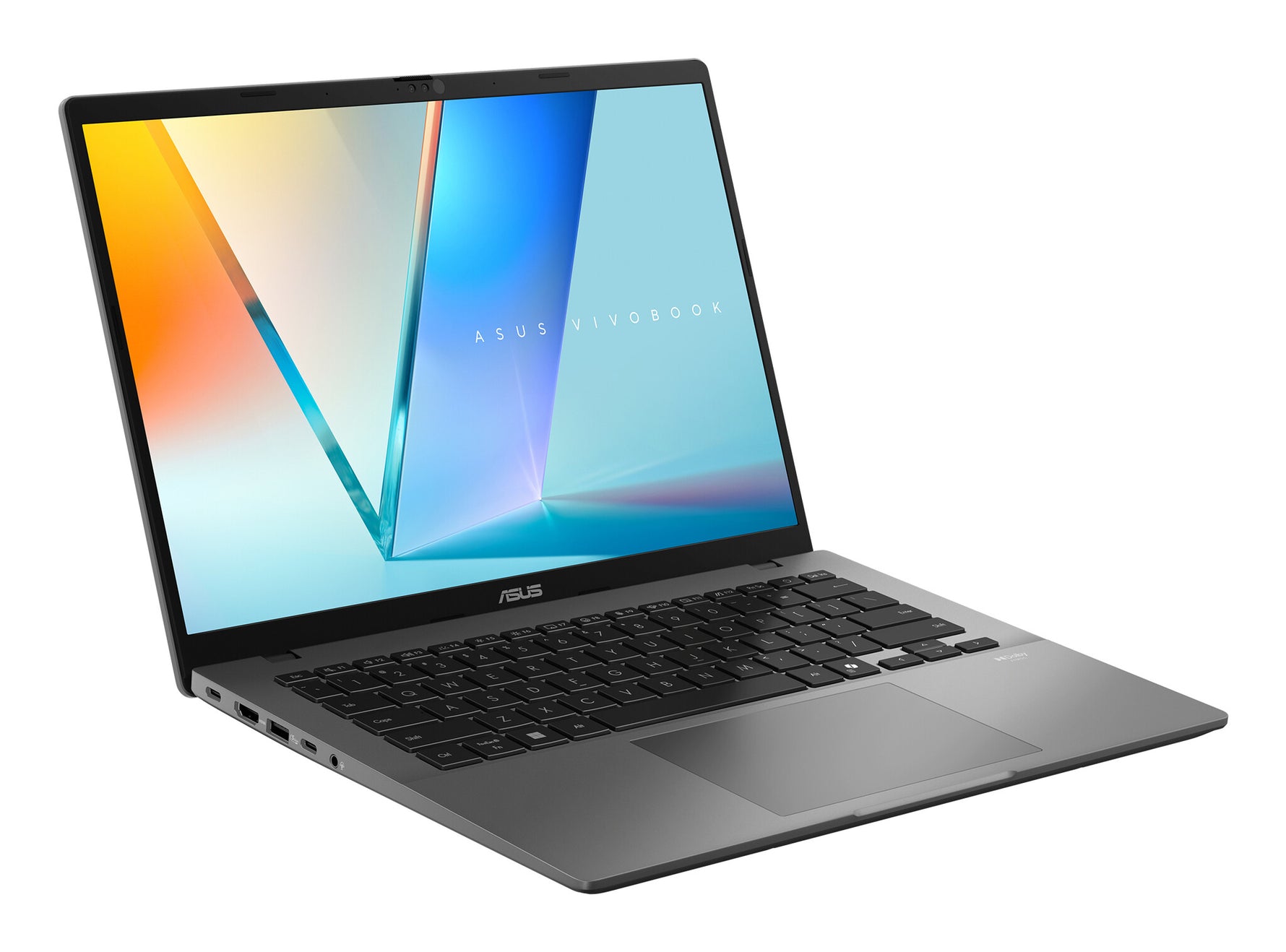 ASUS Vivobook S14 M3407GA-SF5NDW Copilot+ PC AMD Ryzen AI 7 445 Laptop 35,6 cm (14") WUXGA 32 GB DDR5-SDRAM 512 GB SSD Wi-Fi 6 (802.11ax) Windows 11 Home Nederlands Grijs