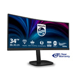 Philips 3000 series 34B2U3600C/00 computer monitor 86,4 cm (34") 3440 x 1440 Pixels Wide Quad HD LCD Zwart