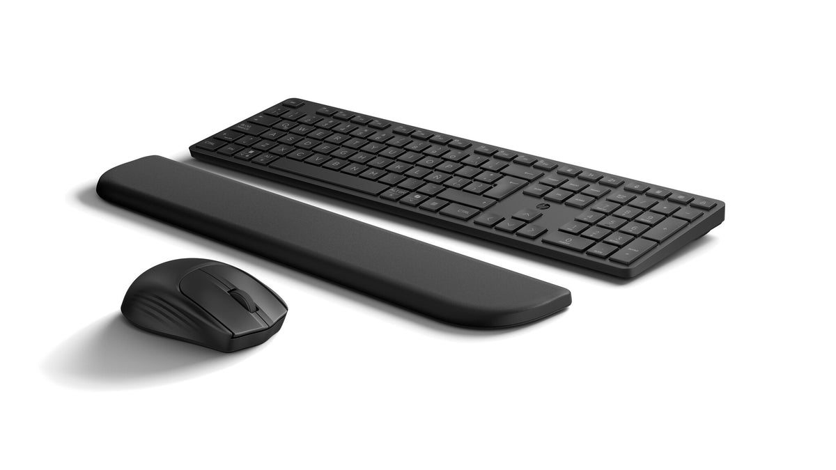HP MultiDvcDuMdMSEKBCombowPR585C BE toetsenbord Inclusief muis Thuis/Werk RF-draadloos + Bluetooth Zwart