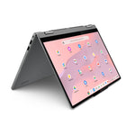 Lenovo Chrome 2in1 14IRU10 Intel Core 5 120U Chromebook 35,6 cm (14") Touchscreen WUXGA 8 GB LPDDR5-SDRAM 128 GB UFS Wi-Fi 6E (802.11ax) ChromeOS Engels Grijs