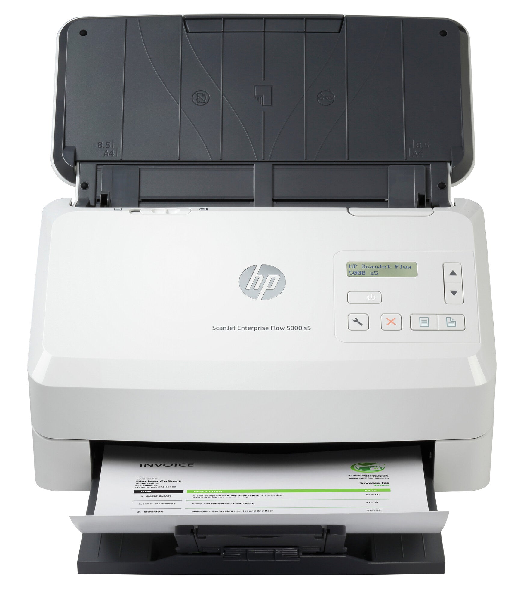 HP ScanJet Enterprise Flow 5000 s5 Paginascanner 600 x 600 DPI A4 Wit