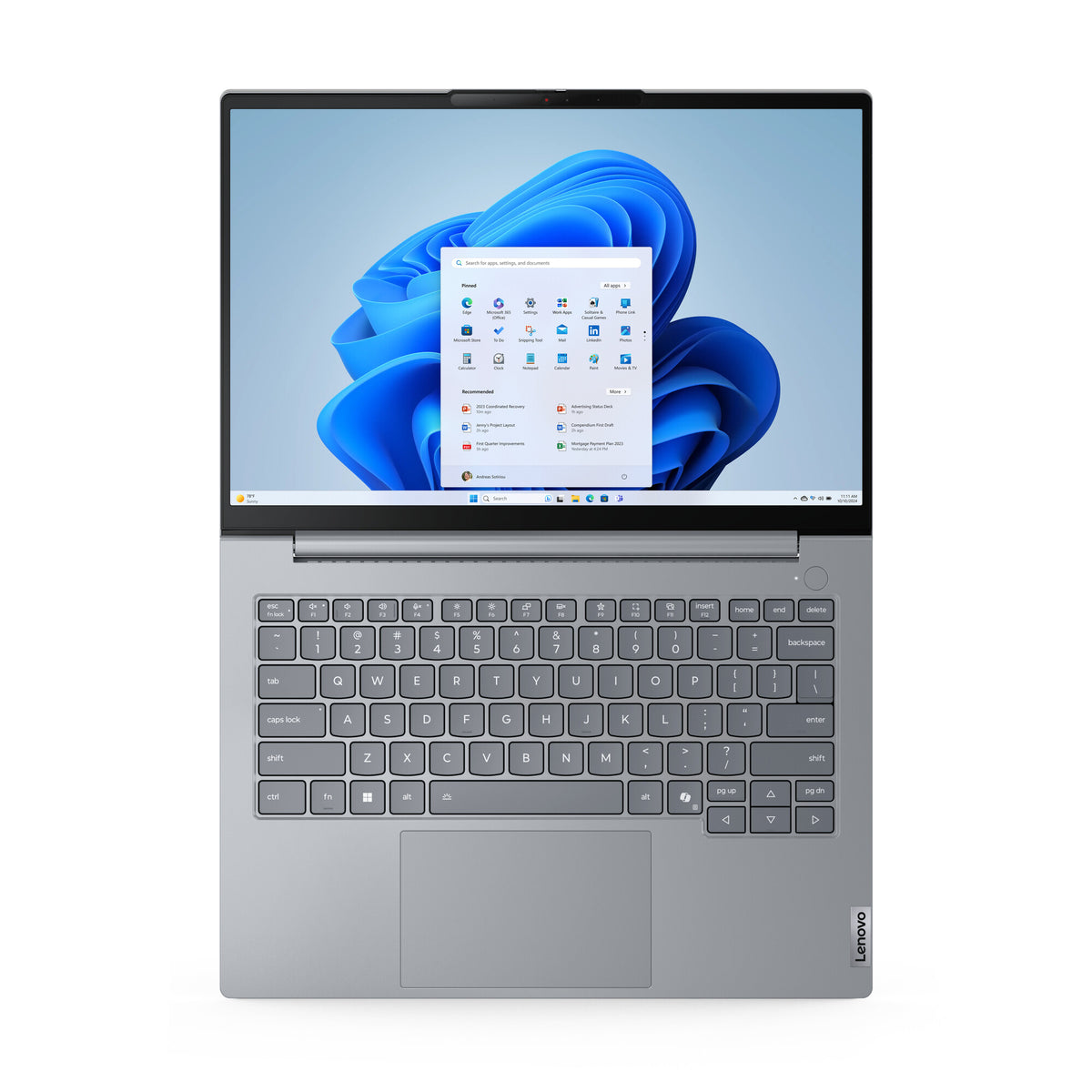 Lenovo ThinkBook 14 G8 IAL Intel Core Ultra 5 135H Laptop 35,6 cm (14") WUXGA 16 GB DDR5-SDRAM 512 GB SSD Wi-Fi 6E (802.11ax) Windows 11 Pro Belgisch Grijs