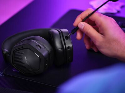 Trust GXT 493 Carus Headset Bedraad en draadloos Hoofdband, Helm Gamen USB Type-C / USB Type-A Bluetooth Zwart