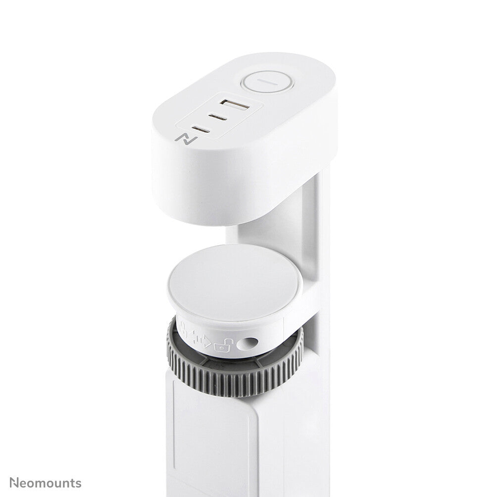 Neomounts DS22-840WH6 Bureaucontactdoos met klem en USB-C en USB-A poorten - Quick-charge