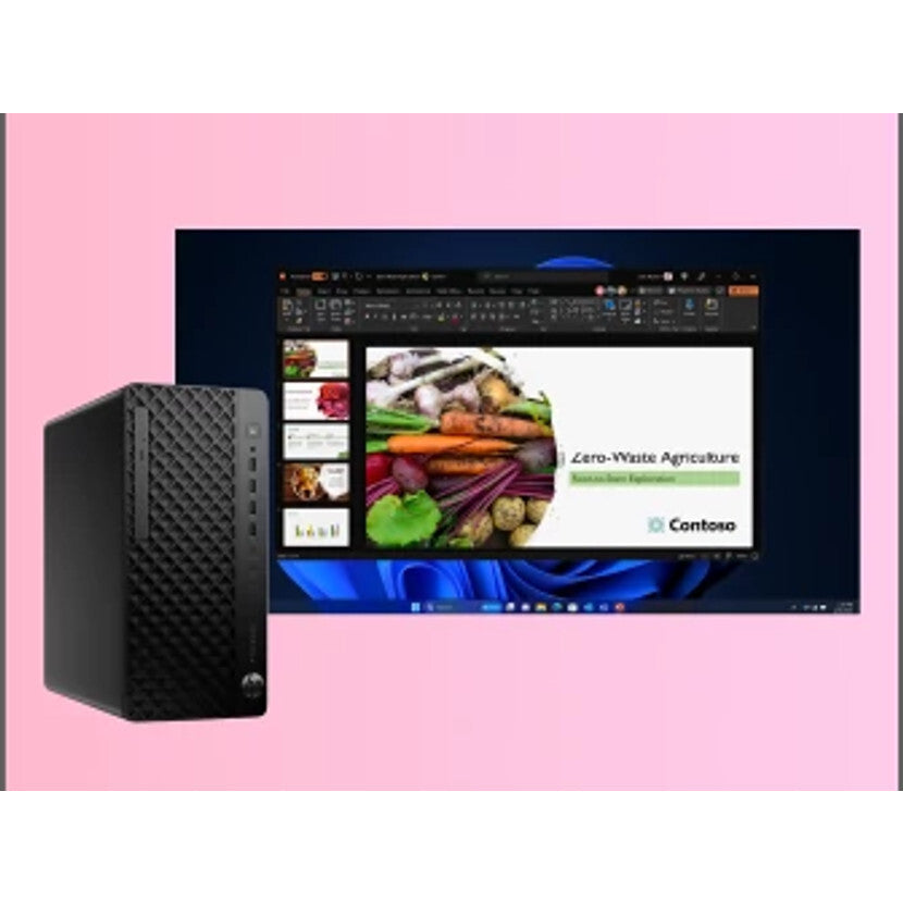 HP EliteDesk 8 Tower G1i AI Intel Core Ultra 7 265 16 GB DDR5-SDRAM 512 GB SSD Windows 11 Pro PC AI PC Zwart