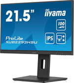 iiyama ProLite XUB2293HSU-B7 computer monitor 54,6 cm (21.5") 1920 x 1080 Pixels Full HD LED Zwart