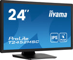 iiyama ProLite T2452MSC-B1AG computer monitor 60,5 cm (23.8") 1920 x 1080 Pixels Full HD LED Touchscreen Zwart