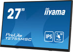 iiyama ProLite T2755MSC-B1 computer monitor 68,6 cm (27") 1920 x 1080 Pixels Full HD LED Touchscreen Tafelblad Zwart