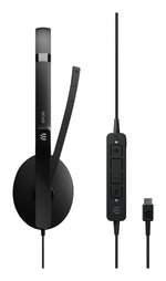EPOS Tweezijdige on-ear USB-C-headset met ANC, gecertificeerd voor Microsoft Teams