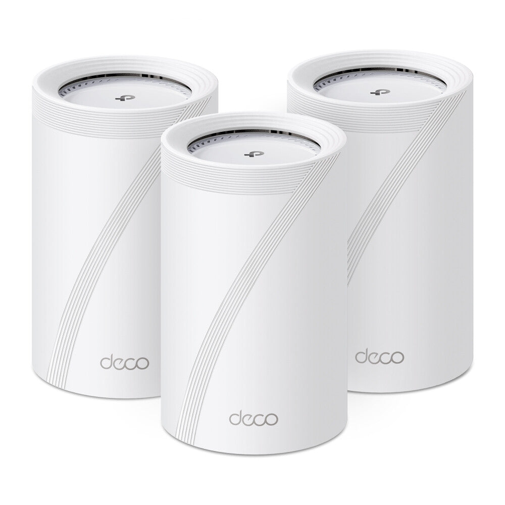 TP-Link Deco BE68 (3-pack) Tri-band (2,4 GHz / 5 GHz / 6 GHz) Wi-Fi 7 (802.11be) Wit Intern