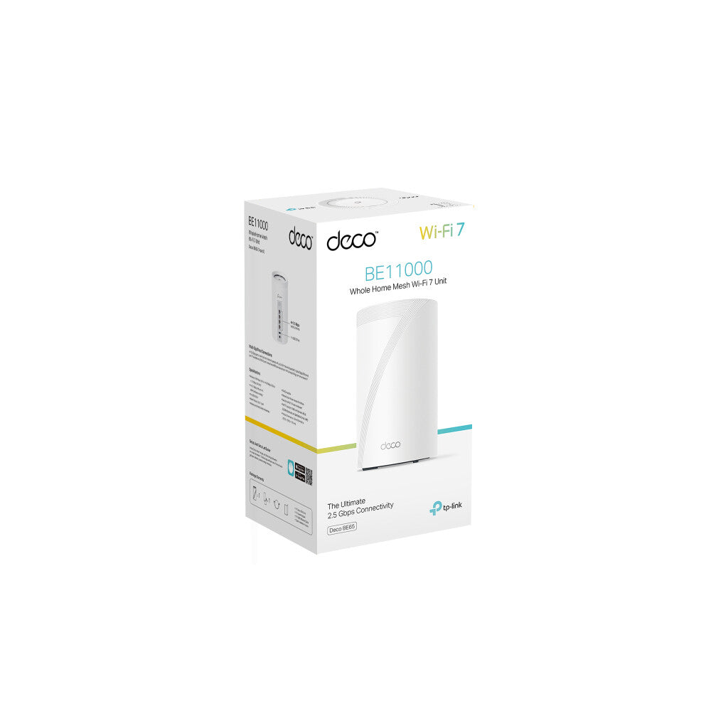 TP-Link Deco BE65 Tri-band (2,4 GHz / 5 GHz / 6 GHz) Wi-Fi 7 (802.11be) Wit 4 Intern