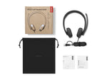 Lenovo VoIP Headset 5000 Bedraad Hoofdband Kantoor/callcenter USB Type-C Zwart