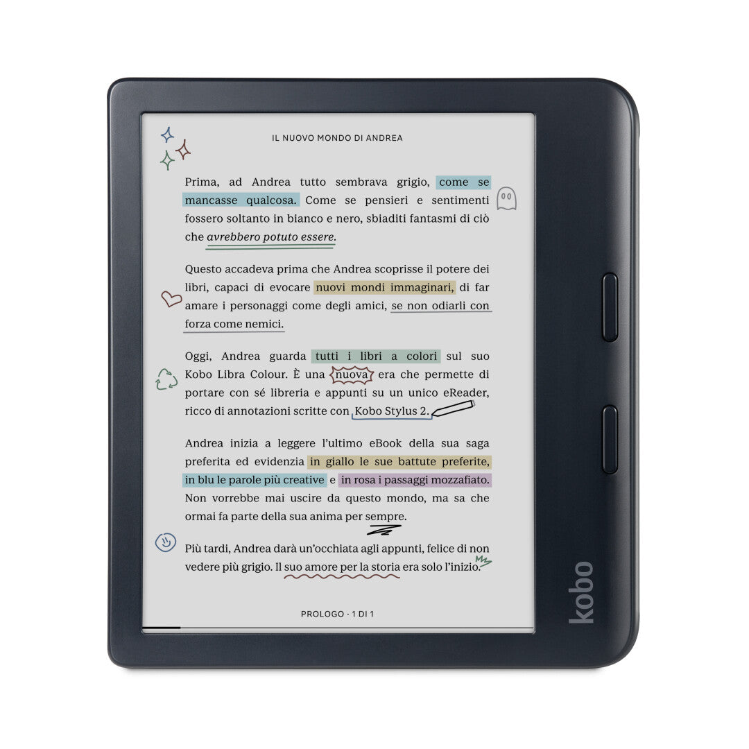 Rakuten Kobo Ereader Libra Colour Black