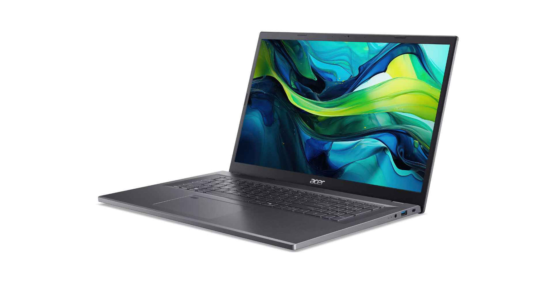 Acer Aspire 17 A17-51M-711Y Intel Core 7 150U Laptop 43,9 cm (17.3") Full HD 32 GB LPDDR5-SDRAM 1 TB SSD Wi-Fi 6E (802.11ax) Windows 11 Home Grijs