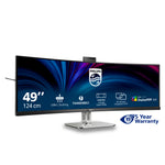 Philips 49B2U6903CH/00 computer monitor 124 cm (48.8") 5120 x 1440 Pixels Dual QHD LCD Grijs