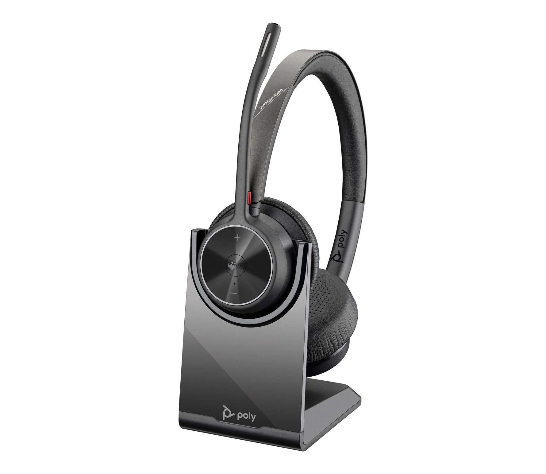 HP Poly Voyager 4320-M Microsoft Teams Certified Headset + BT700 dongle + oplaadstatief
