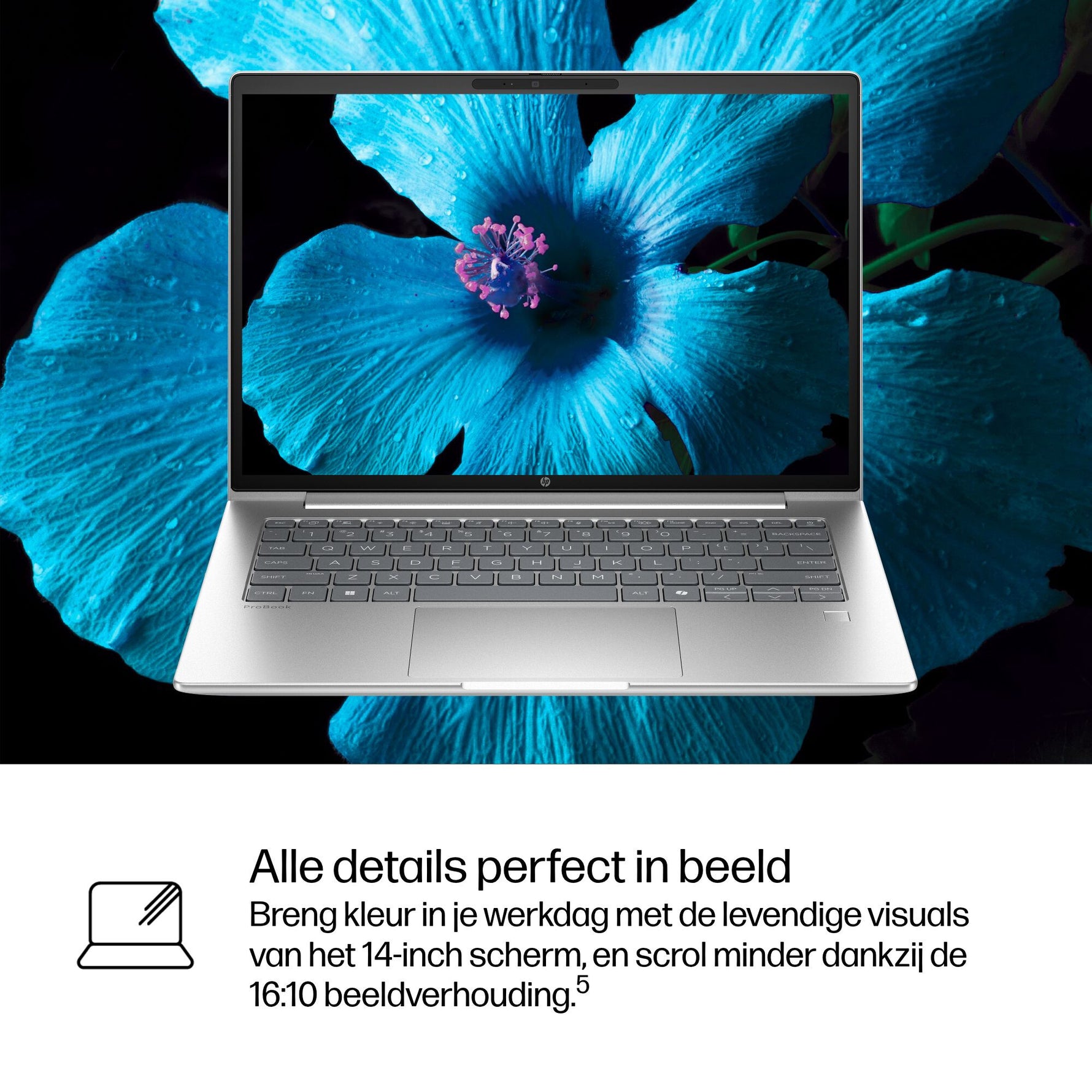 HP ProBook 4 G1i AI Wolf Pro Security Edition Intel Core Ultra 5 225U Laptop 35,6 cm (14") WUXGA 24 GB DDR5-SDRAM 512 GB SSD Wi-Fi 6E (802.11ax) Windows 11 Pro AI PC Zilver