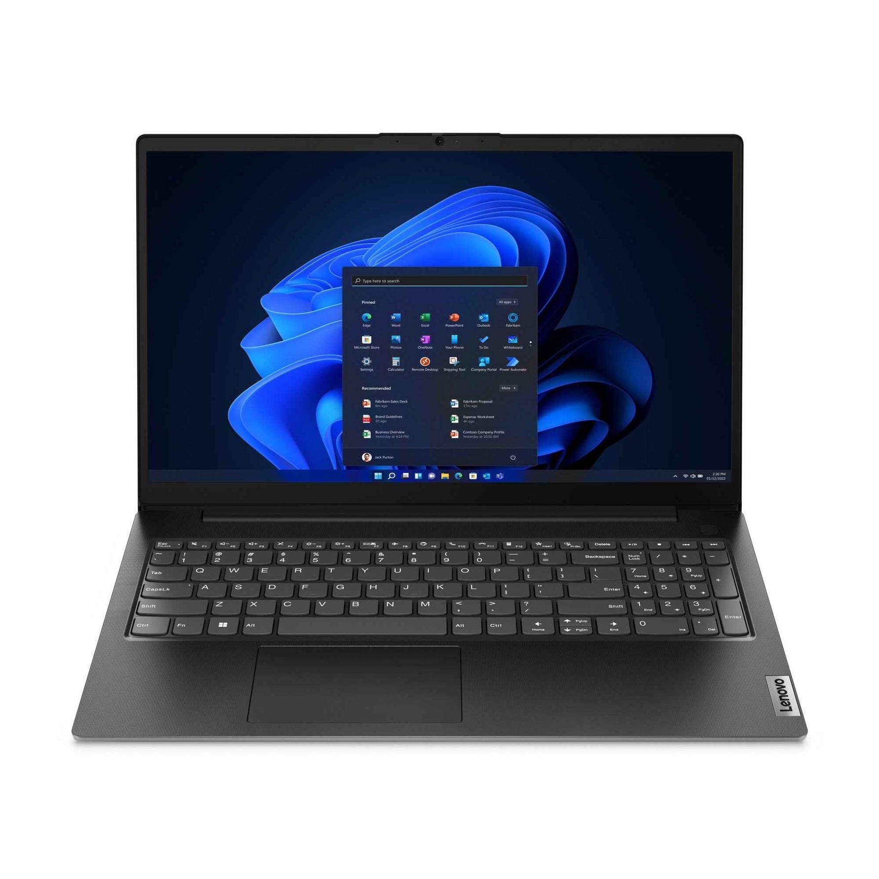 Lenovo V15 G4 AMN AMD Ryzen™ 5 7520U Laptop 39,6 cm (15.6") Full HD 16 GB LPDDR5-SDRAM 512 GB SSD Wi-Fi 6 (802.11ax) Windows 11 Pro Zwart Engels