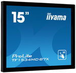 iiyama TF1534MC-B7X computer monitor 38,1 cm (15") 1024 x 768 Pixels XGA LED Touchscreen Multi-gebruiker Zwart