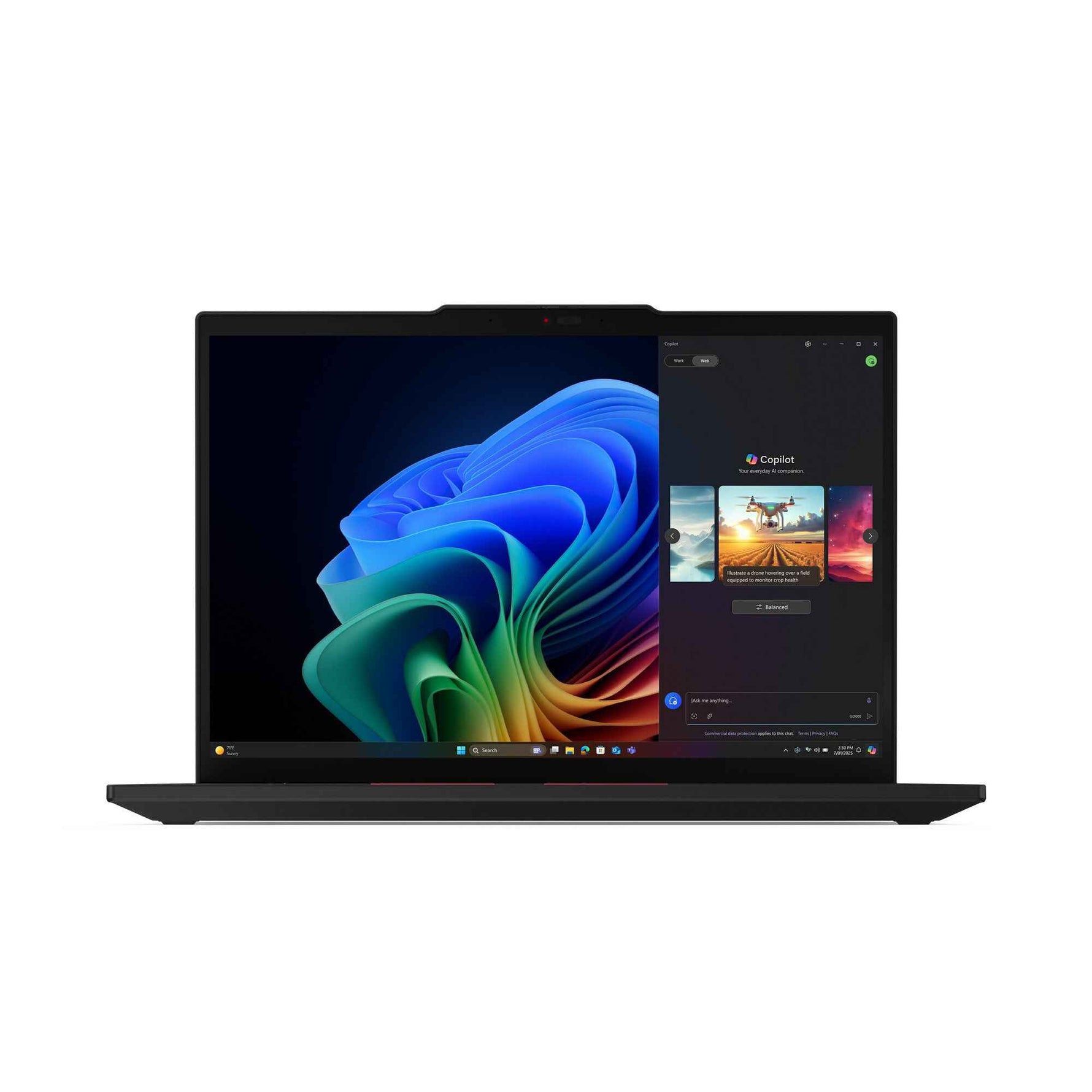 Lenovo ThinkPad T14 Gen 6 (AMD) Copilot+ PC AMD Ryzen AI 7 PRO 350 Laptop 35,6 cm (14") WUXGA 32 GB DDR5-SDRAM 1 TB SSD Wi-Fi 7 (802.11be) Windows 11 Pro Engels Zwart