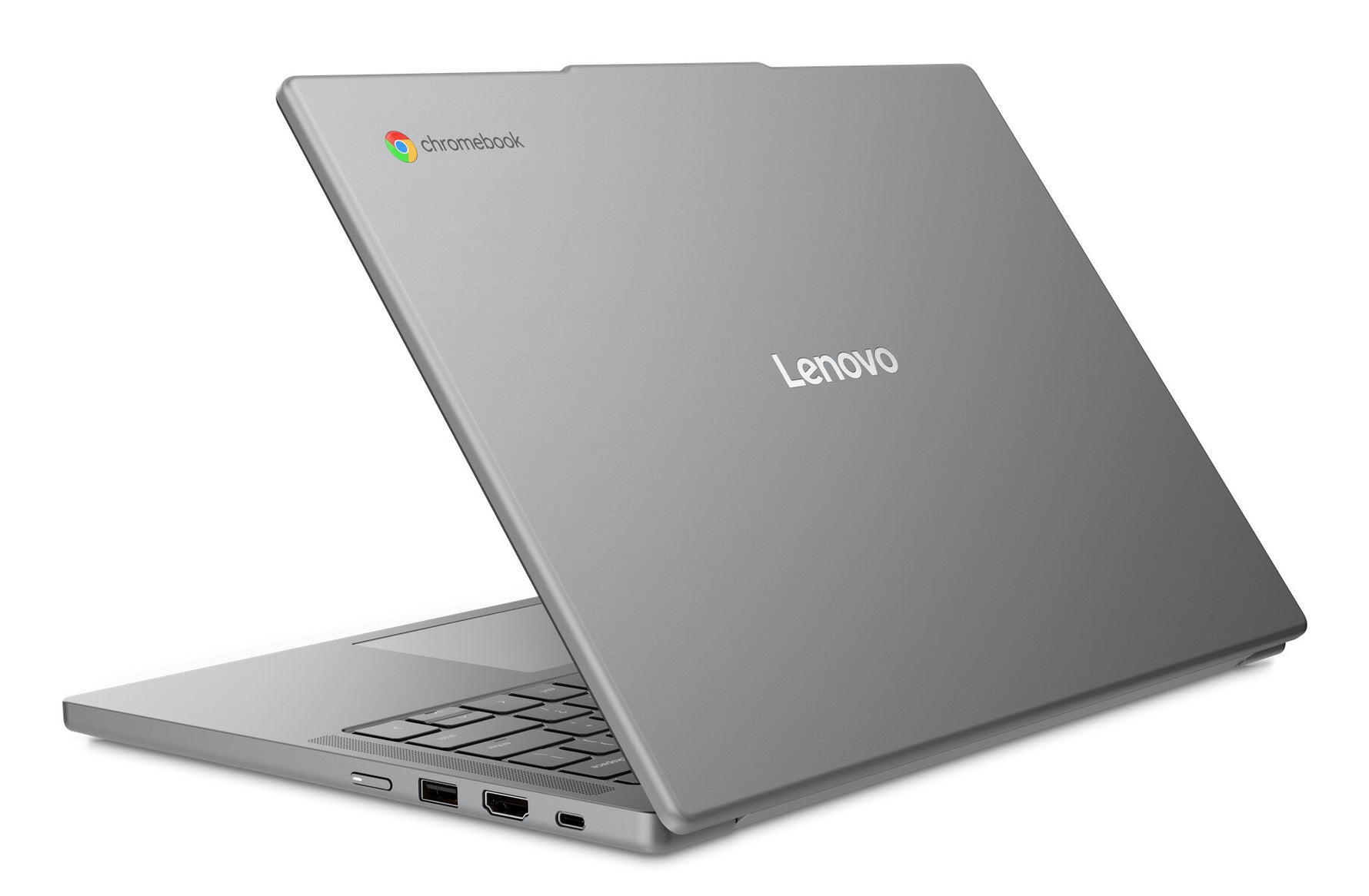 Lenovo Chrome 14M8911 MediaTek Kompanio 540 Chromebook 35,6 cm (14") WUXGA 4 GB LPDDR5x-SDRAM 64 GB UFS Wi-Fi 6E (802.11ax) ChromeOS Belgisch Grijs