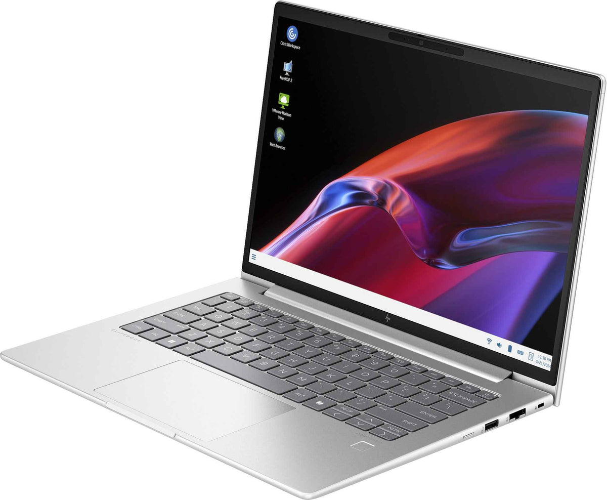 HP Elite mt645 G8 AMD Ryzen™ 3 7335U Laptop 35,6 cm (14") WUXGA 8 GB DDR5-SDRAM 256 GB SSD Wi-Fi 6E (802.11ax) HP ThinPro OS Zilver QWERTY