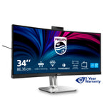 Philips 6000 series 34B2U6603CH/00 computer monitor 86,4 cm (34") 3440 x 1440 Pixels Wide Quad HD LCD Grijs