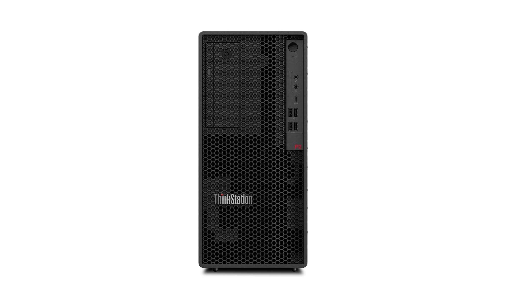 Lenovo ThinkStation P2 Tower Gen 2 Intel Core Ultra 7 265K 32 GB DDR5-SDRAM 512 GB SSD NVIDIA GeForce RTX 5060 Windows 11 Pro Workstation Zwart