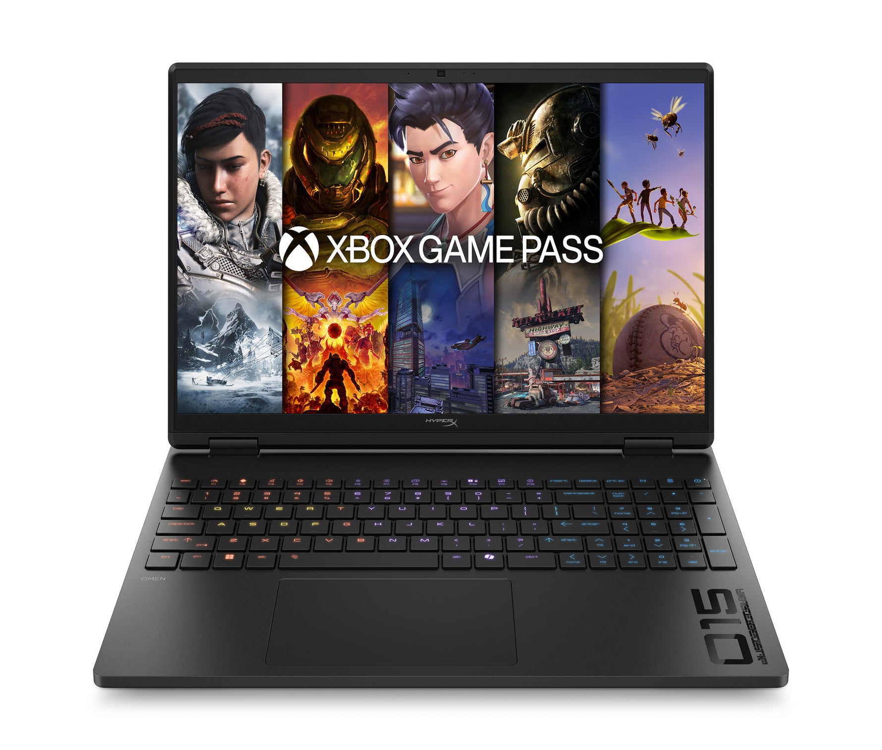 HP HyperX OMEN 15-ga0070nd Intel® Core™ i7 i7-14650HX 38,9 cm (15.3") 2.5K 24 GB DDR5-SDRAM NVIDIA GeForce RTX 5060 Wi-Fi 6 (802.11ax) Windows 11 Home Zwart