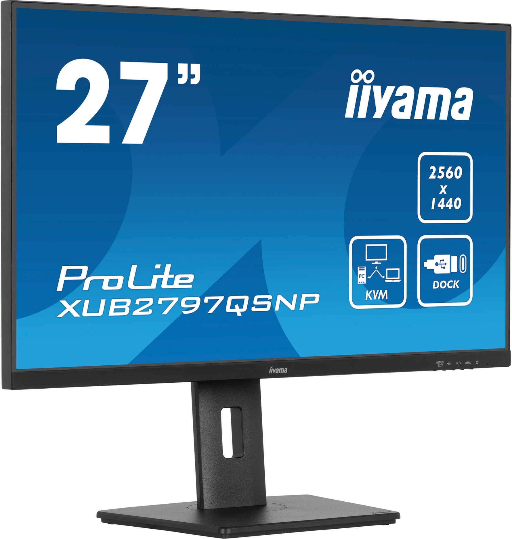 iiyama ProLite XUB2797QSNP-B1 computer monitor 68,6 cm (27") 2560 x 1440 Pixels Quad HD LED Zwart