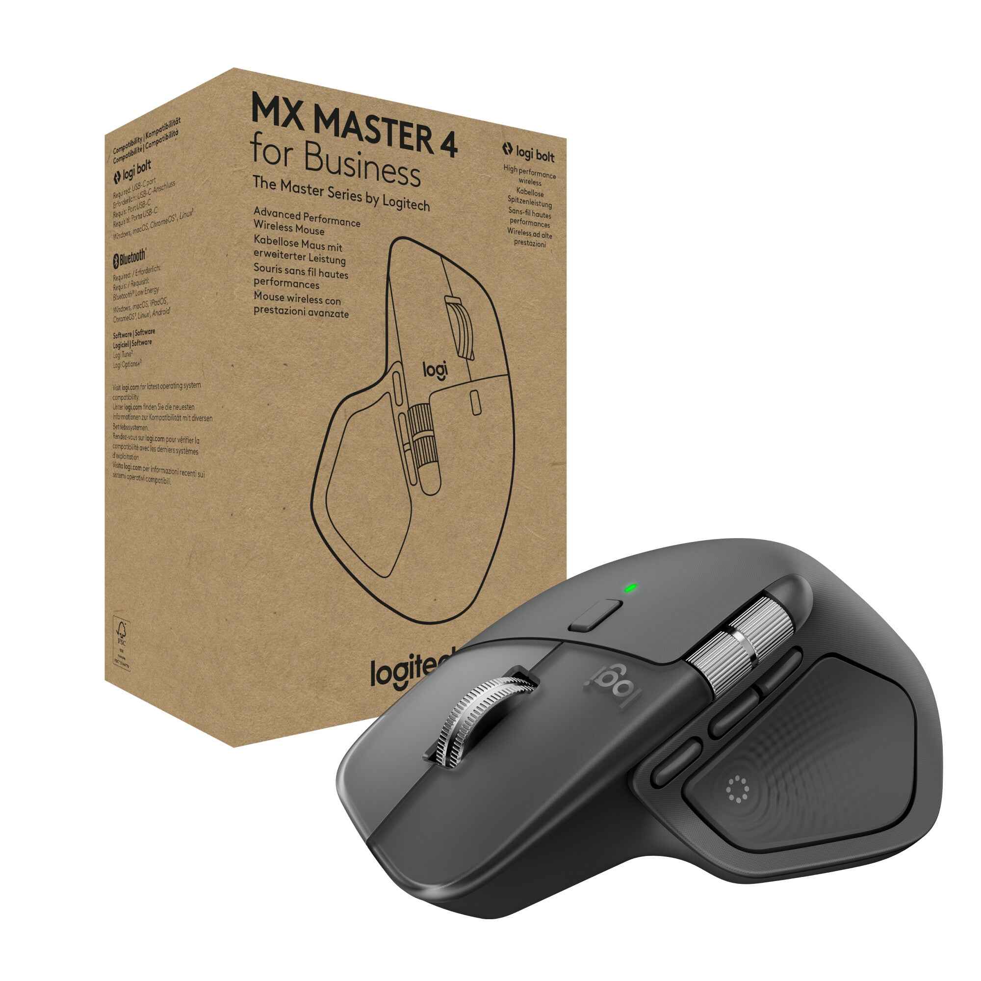 Logitech MX Master 4 for Bus-GRAPHITE-EMEA28i-935