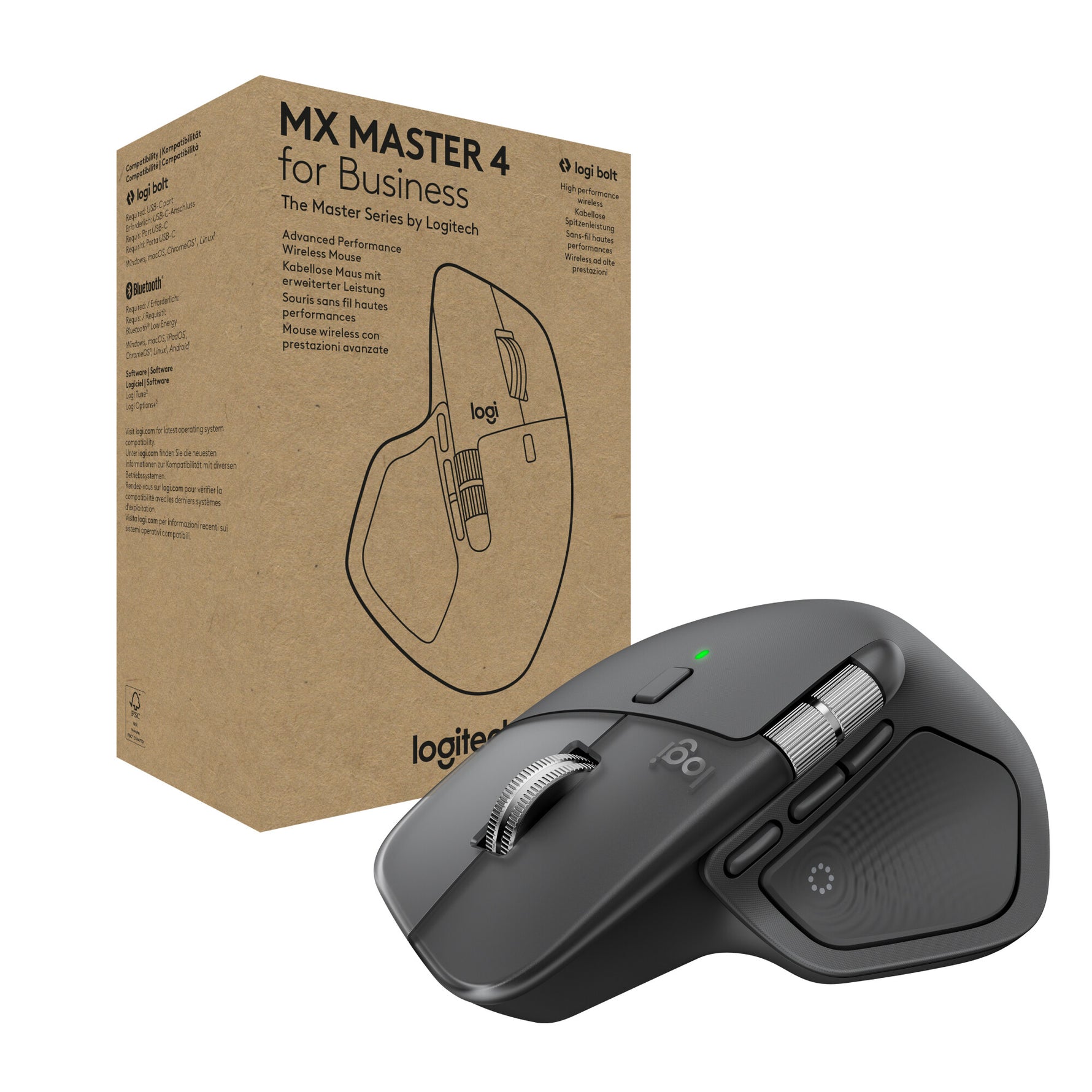 Logitech MX Master 4 for Bus-GRAPHITE-EMEA28i-935