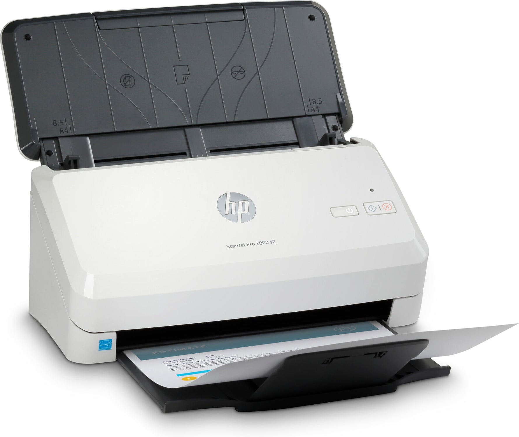 HP ScanJet Pro 2000 s2 Vlakbedscanner 600 x 600 DPI A4 Zwart, Wit