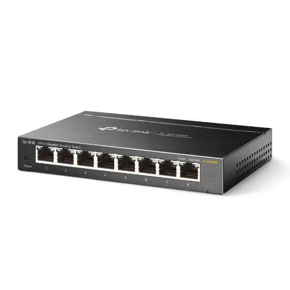 TP-Link Omada TL-SG108S netwerk-switch Unmanaged Gigabit Ethernet (10/100/1000) Zwart